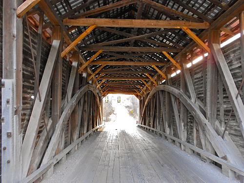 Jacks Mountain Covered Bridge / Wikipedia / Smallbones
Link: https://en.wikipedia.org/wiki/Jacks_Mountain_Covered_Bridge