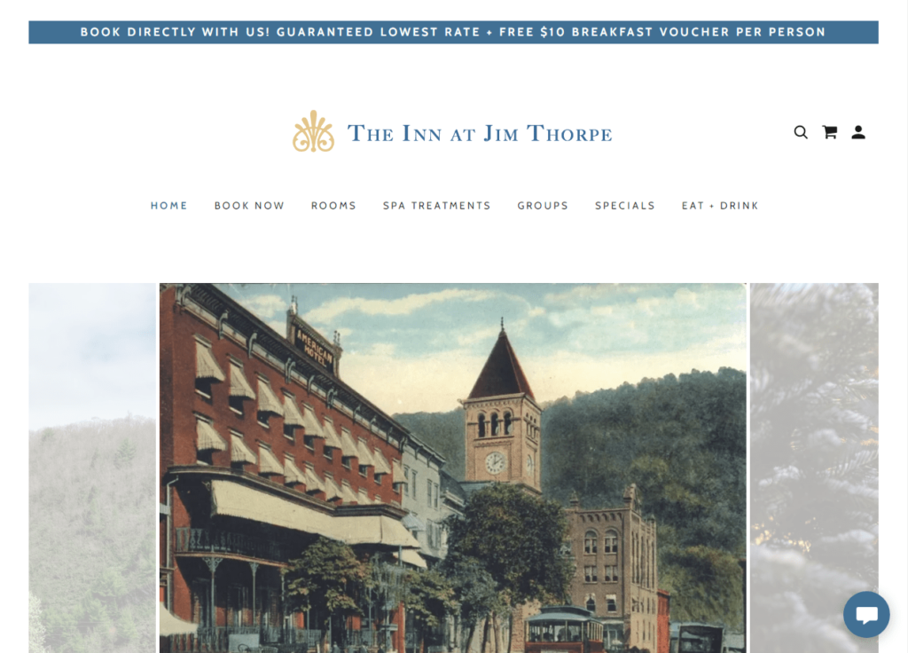 The Inn at Jim Thorpe Homepage / https://innjt.com/
Link: https://innjt.com/