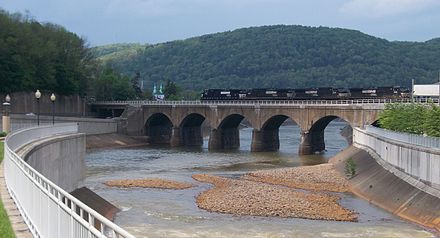 Stone Bridge in Johnstown / Wikipedia / VitaleBaby
Link: https://en.wikipedia.org/wiki/Stone_Bridge_(Johnstown,_Pennsylvania)